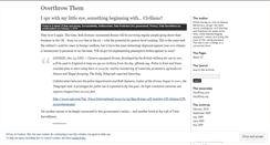 Desktop Screenshot of overthrowthem.wordpress.com