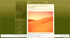 Desktop Screenshot of elkawthar.wordpress.com