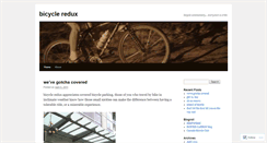 Desktop Screenshot of bicycleredux.wordpress.com