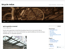 Tablet Screenshot of bicycleredux.wordpress.com