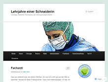 Tablet Screenshot of chirurgenwelpe.wordpress.com