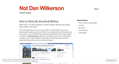 Desktop Screenshot of notdanwilkerson.wordpress.com