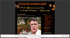 Desktop Screenshot of ecoledelouange.wordpress.com