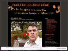 Tablet Screenshot of ecoledelouange.wordpress.com