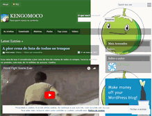 Tablet Screenshot of kengomoco.wordpress.com