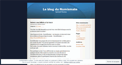 Desktop Screenshot of numismate.wordpress.com