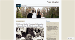 Desktop Screenshot of nateshurden.wordpress.com
