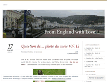 Tablet Screenshot of fromenglandwl.wordpress.com