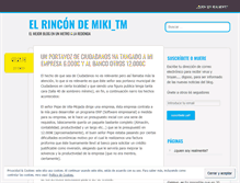 Tablet Screenshot of mikitm.wordpress.com
