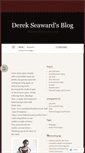 Mobile Screenshot of derekseaward.wordpress.com