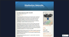 Desktop Screenshot of deselection.wordpress.com