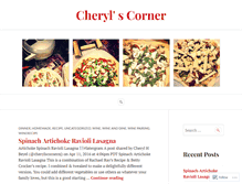 Tablet Screenshot of cherylscornernj.wordpress.com