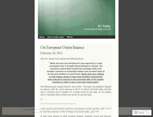 Tablet Screenshot of eupublic.wordpress.com