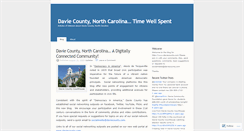 Desktop Screenshot of daviecounty.wordpress.com