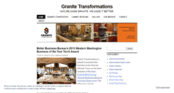 Desktop Screenshot of gtgranitecountertops.wordpress.com