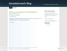 Tablet Screenshot of gocoolaircond.wordpress.com