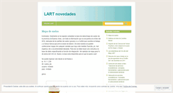 Desktop Screenshot of lartnovedades.wordpress.com