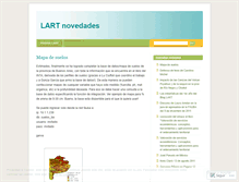 Tablet Screenshot of lartnovedades.wordpress.com