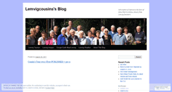 Desktop Screenshot of lemvigcousins.wordpress.com
