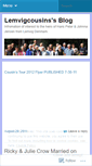 Mobile Screenshot of lemvigcousins.wordpress.com