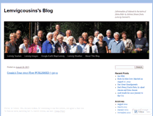 Tablet Screenshot of lemvigcousins.wordpress.com