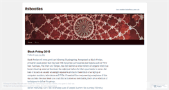 Desktop Screenshot of itsbooties.wordpress.com