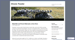 Desktop Screenshot of chronictraveler.wordpress.com