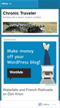 Mobile Screenshot of chronictraveler.wordpress.com