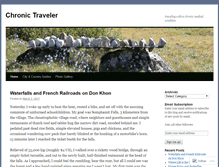 Tablet Screenshot of chronictraveler.wordpress.com