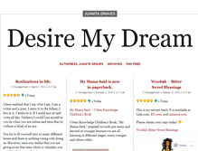 Tablet Screenshot of desiremydream.wordpress.com