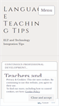 Mobile Screenshot of languageteachingtips.wordpress.com