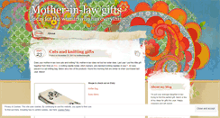 Desktop Screenshot of motherinlawgifts.wordpress.com