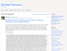 Tablet Screenshot of michaelramscar.wordpress.com