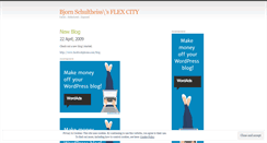 Desktop Screenshot of flexcity.wordpress.com