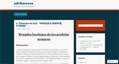 Desktop Screenshot of advbaracoa.wordpress.com