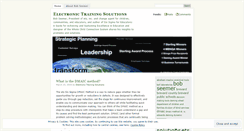 Desktop Screenshot of etsfl.wordpress.com