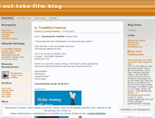 Tablet Screenshot of outtakefilm.wordpress.com