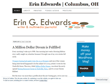 Tablet Screenshot of erinedwards.wordpress.com