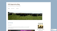 Desktop Screenshot of cefsapprenticeblog.wordpress.com