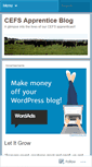 Mobile Screenshot of cefsapprenticeblog.wordpress.com