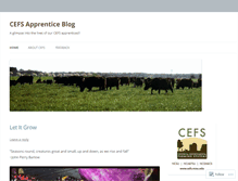 Tablet Screenshot of cefsapprenticeblog.wordpress.com