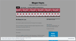 Desktop Screenshot of meganhayes4.wordpress.com