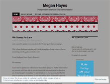 Tablet Screenshot of meganhayes4.wordpress.com