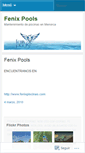 Mobile Screenshot of fenixpools.wordpress.com