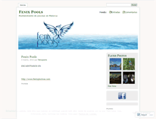 Tablet Screenshot of fenixpools.wordpress.com