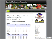 Tablet Screenshot of baseballmalaysia.wordpress.com