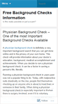 Mobile Screenshot of freebackgroundchecksinfo.wordpress.com