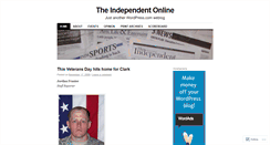 Desktop Screenshot of clarkindependent.wordpress.com