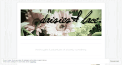 Desktop Screenshot of daisiesandlace.wordpress.com