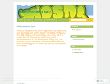 Tablet Screenshot of moshimonstershelp.wordpress.com